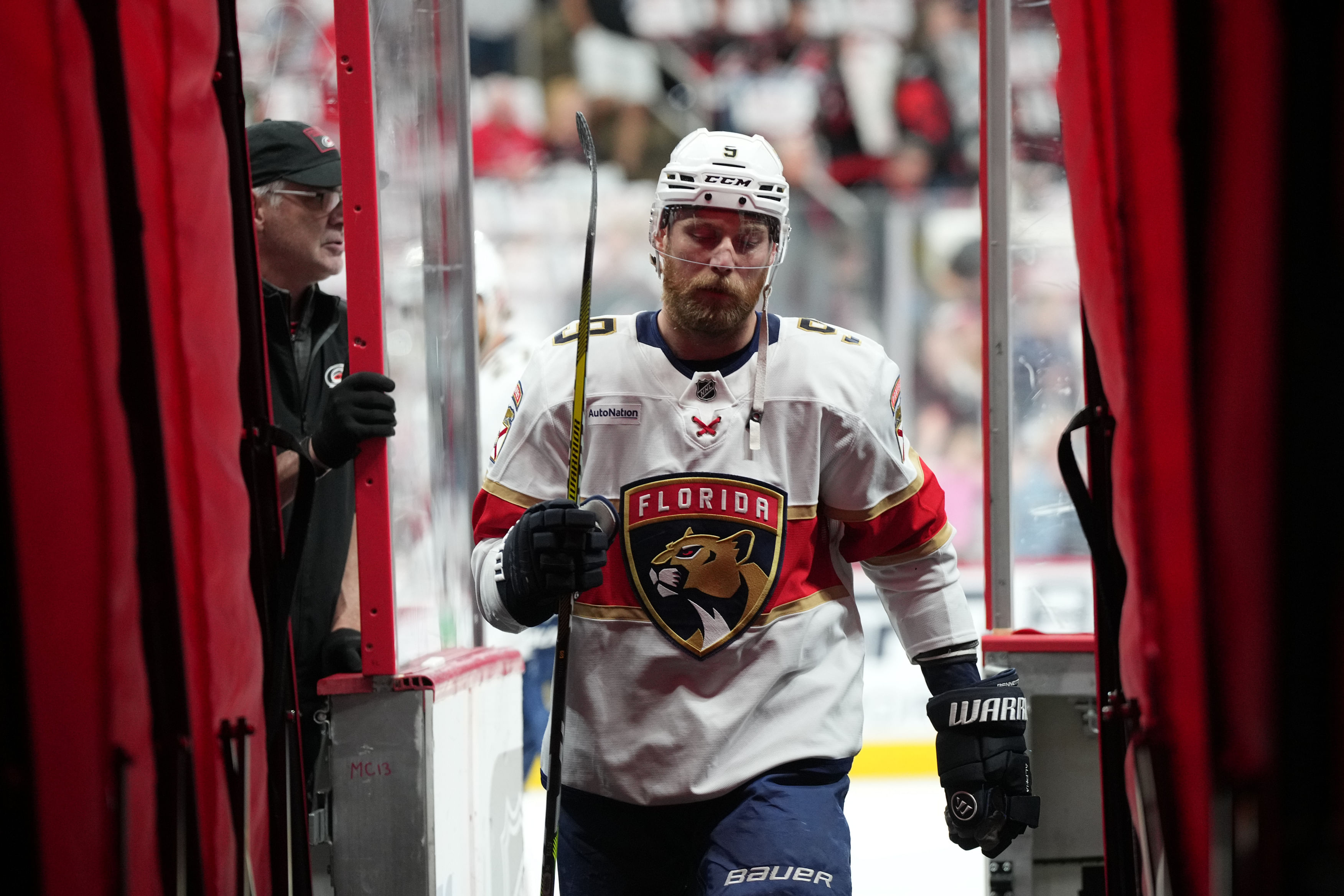 Bennett was the subject of a similar controversy during the second round against the Toronto Maple Leafs - Source: Imagn